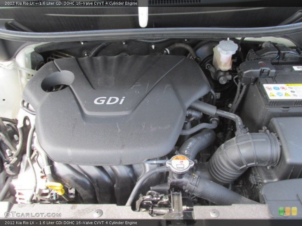 1.6 Liter GDi DOHC 16-Valve CVVT 4 Cylinder Engine for the 2012 Kia Rio #81316817