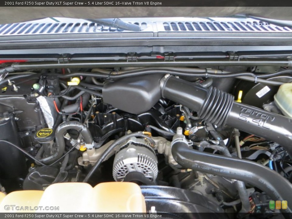 5.4 Liter SOHC 16-Valve Triton V8 Engine for the 2001 Ford F250 Super Duty #81321179