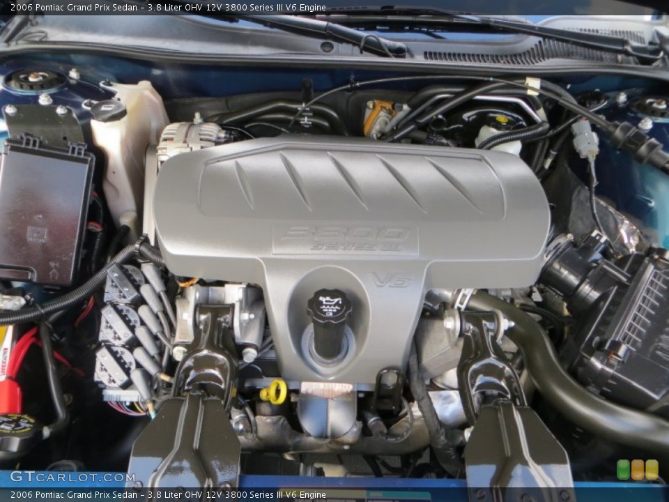 3.8 Liter OHV 12V 3800 Series III V6 Engine for the 2006 Pontiac Grand Prix #81323393