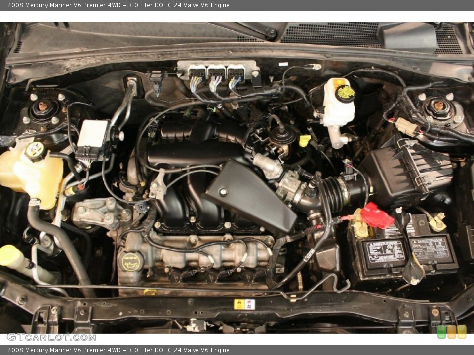 3.0 Liter DOHC 24 Valve V6 Engine for the 2008 Mercury Mariner #81324547