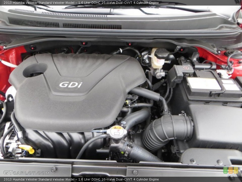 1.6 Liter DOHC 16-Valve Dual-CVVT 4 Cylinder Engine for the 2013 Hyundai Veloster #81325067