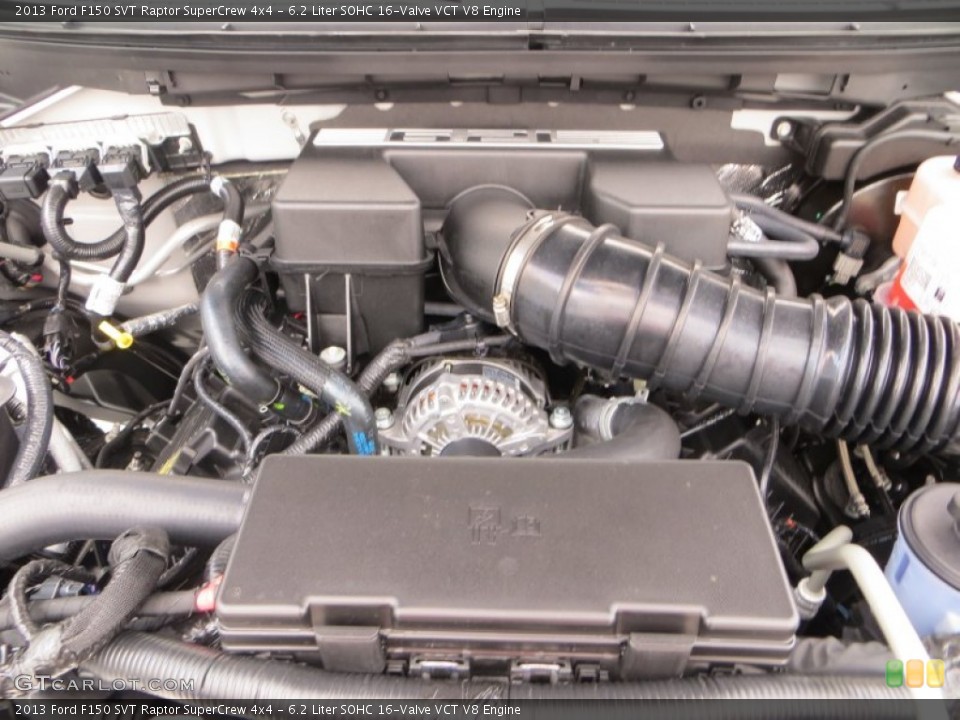 6.2 Liter SOHC 16-Valve VCT V8 2013 Ford F150 Engine