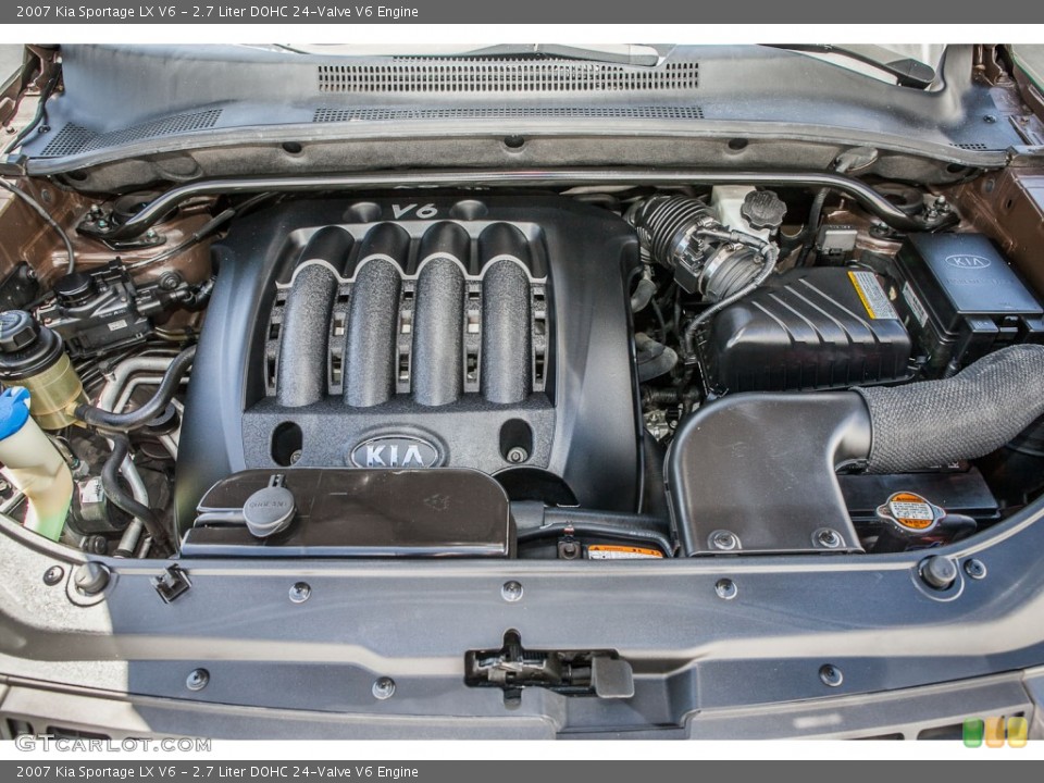 2.7 Liter DOHC 24-Valve V6 Engine for the 2007 Kia Sportage #81333539