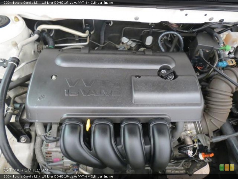 1.8 Liter DOHC 16-Valve VVT-i 4 Cylinder Engine for the 2004 Toyota Corolla #81334006