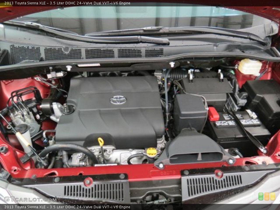 3.5 Liter DOHC 24-Valve Dual VVT-i V6 Engine for the 2013 Toyota Sienna #81336752