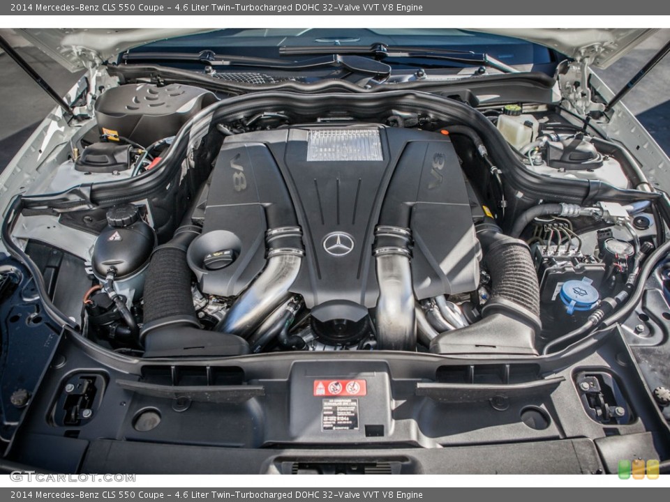 4.6 Liter Twin-Turbocharged DOHC 32-Valve VVT V8 Engine for the 2014 Mercedes-Benz CLS #81337610