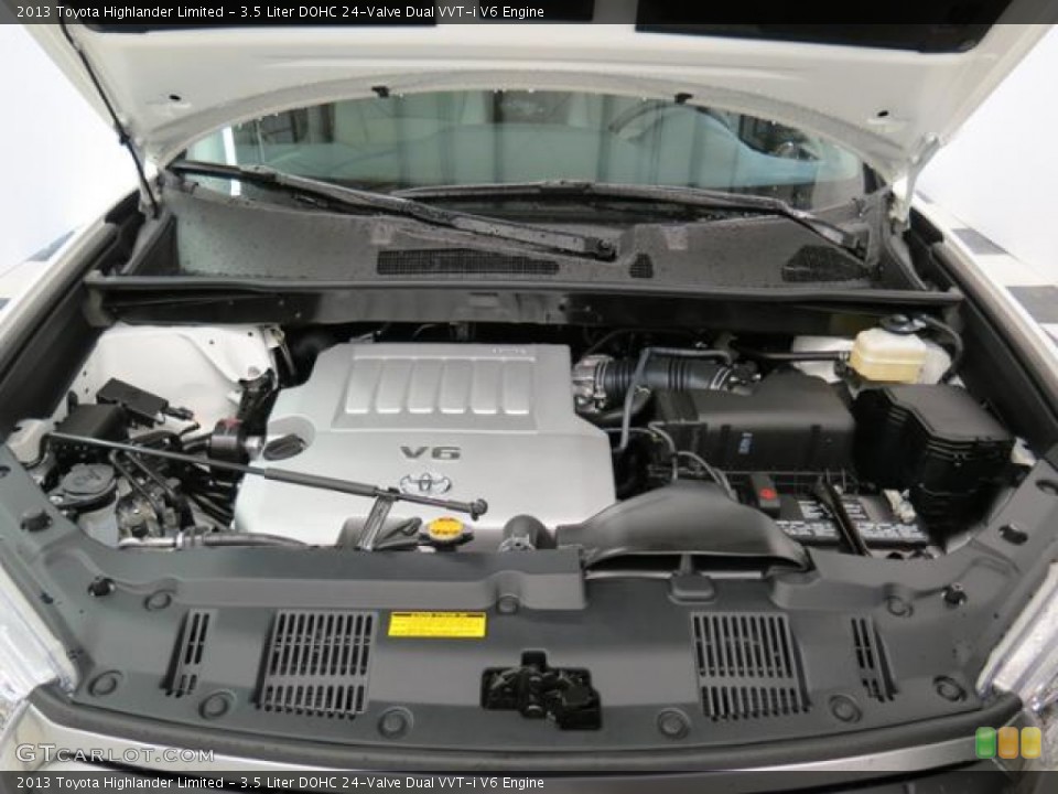 3.5 Liter DOHC 24-Valve Dual VVT-i V6 Engine for the 2013 Toyota Highlander #81337703