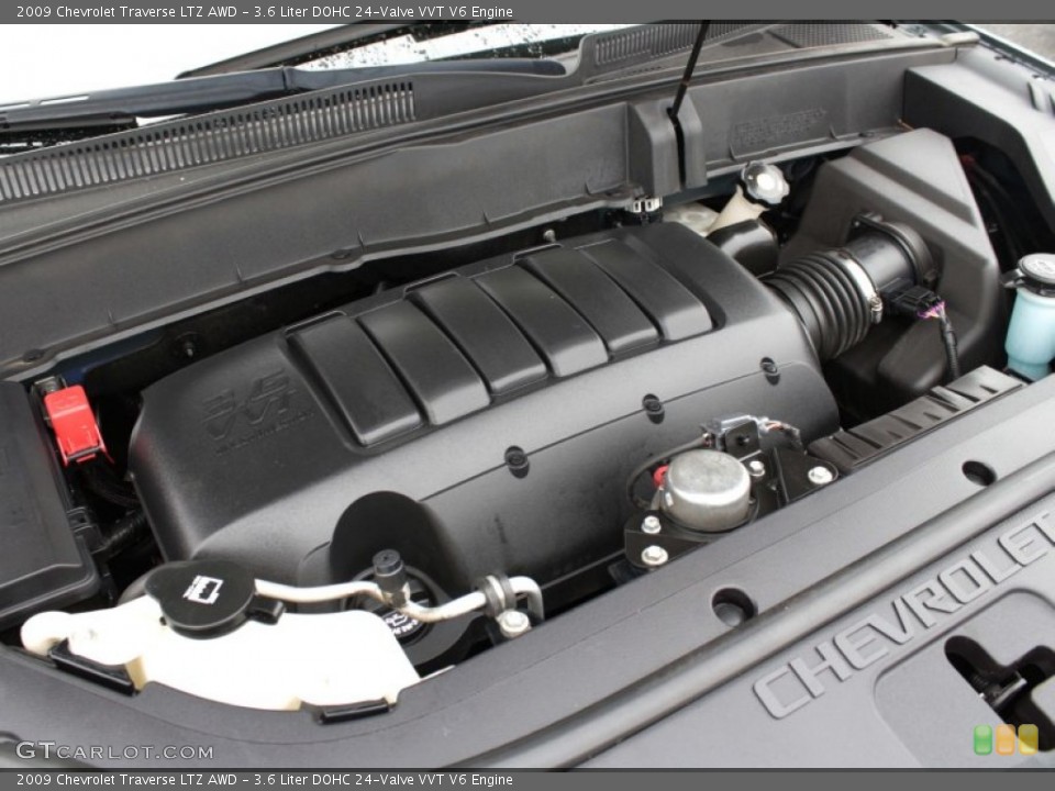 3.6 Liter DOHC 24-Valve VVT V6 Engine for the 2009 Chevrolet Traverse #81342128