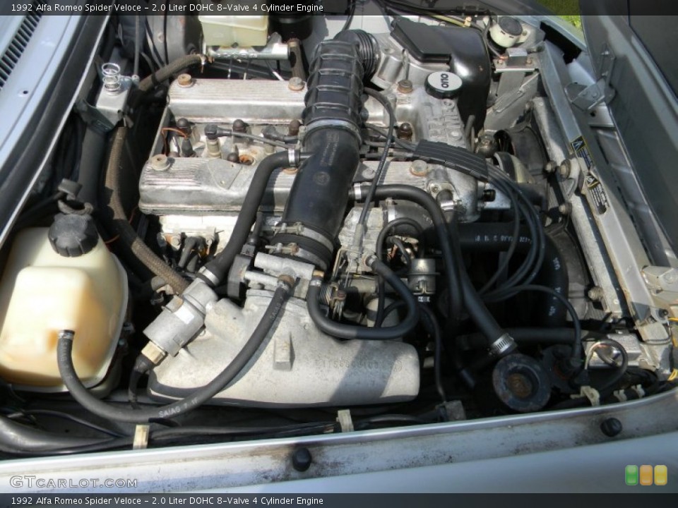 2.0 Liter DOHC 8-Valve 4 Cylinder Engine for the 1992 Alfa Romeo Spider #81344609