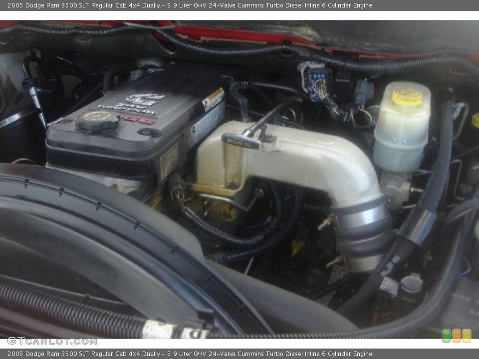 5.9 Liter OHV 24-Valve Cummins Turbo Diesel Inline 6 Cylinder Engine for the 2005 Dodge Ram 3500 #81350673