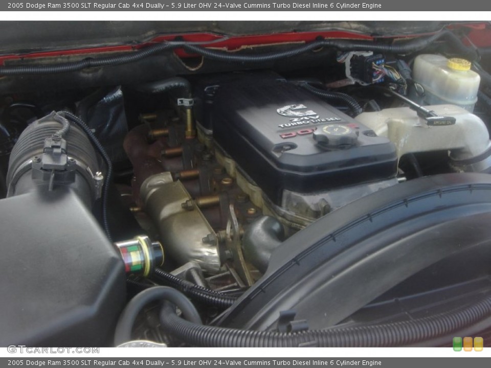 5.9 Liter OHV 24-Valve Cummins Turbo Diesel Inline 6 Cylinder Engine for the 2005 Dodge Ram 3500 #81350699