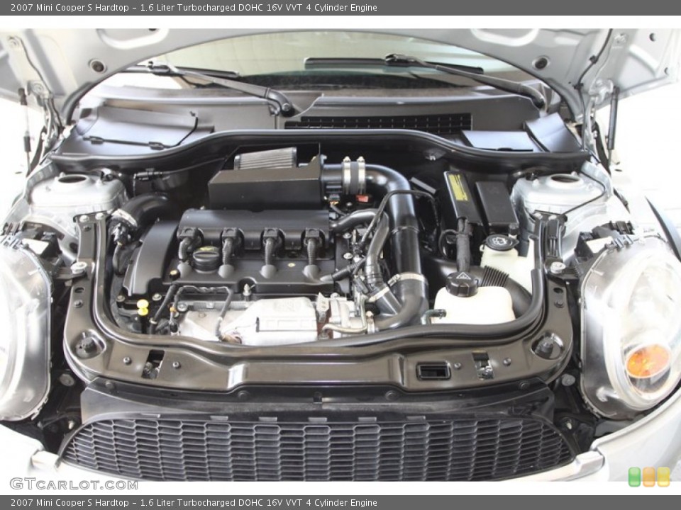 1.6 Liter Turbocharged DOHC 16V VVT 4 Cylinder 2007 Mini Cooper Engine