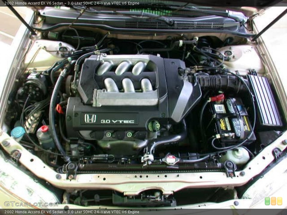 3.0 Liter SOHC 24-Valve VTEC V6 Engine for the 2002 Honda Accord #81355206