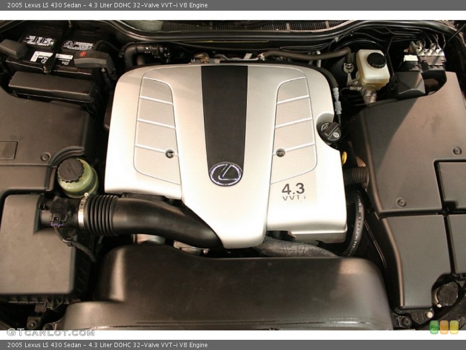 4.3 Liter DOHC 32-Valve VVT-i V8 Engine for the 2005 Lexus LS #81357699