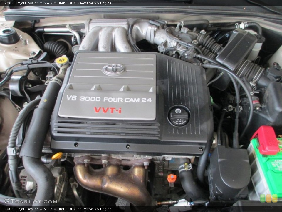3.0 Liter DOHC 24-Valve V6 2003 Toyota Avalon Engine