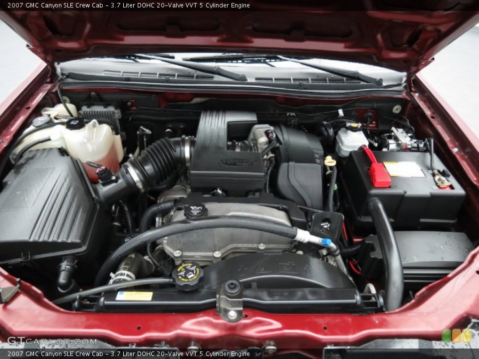 3.7 Liter DOHC 20-Valve VVT 5 Cylinder Engine for the 2007 GMC Canyon #81360366