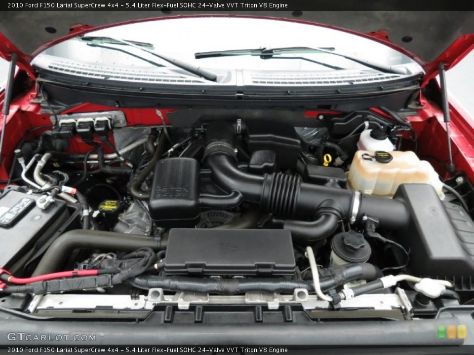 5.4 Liter Flex-Fuel SOHC 24-Valve VVT Triton V8 Engine for the 2010 Ford F150 #81360918