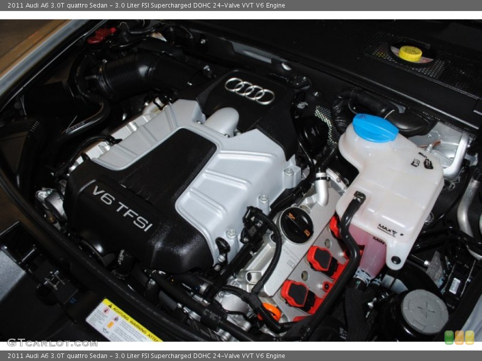 3.0 Liter FSI Supercharged DOHC 24-Valve VVT V6 Engine for the 2011 Audi A6 #81364706