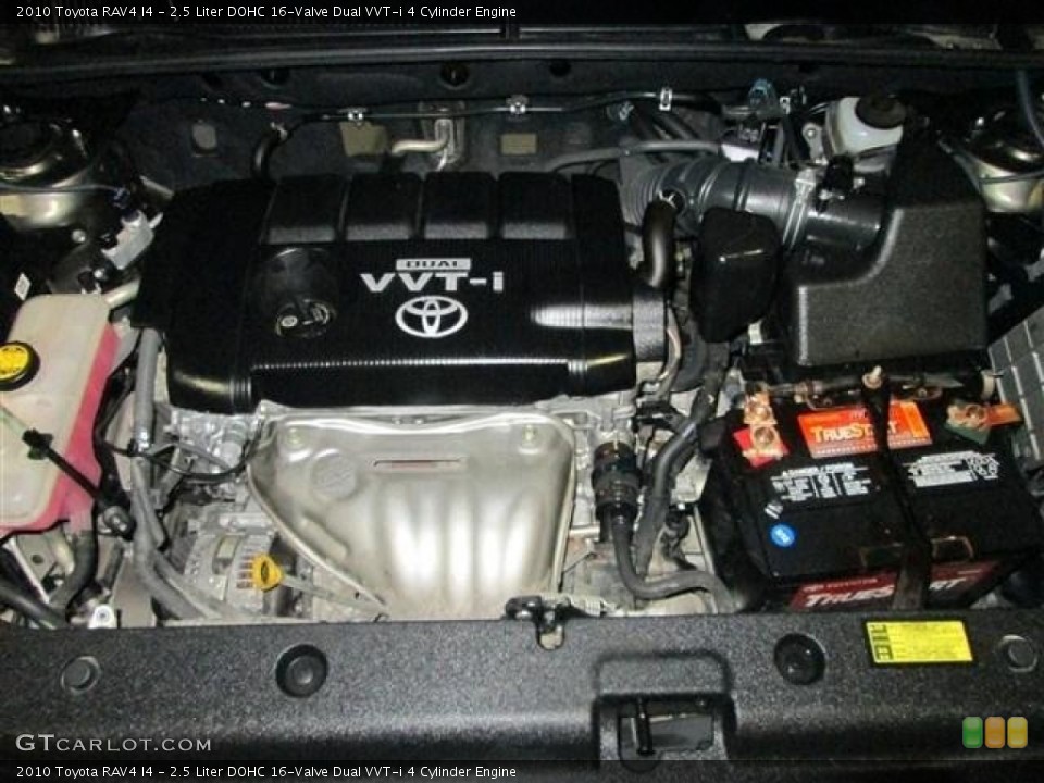 2.5 Liter DOHC 16-Valve Dual VVT-i 4 Cylinder Engine for the 2010 Toyota RAV4 #81369222