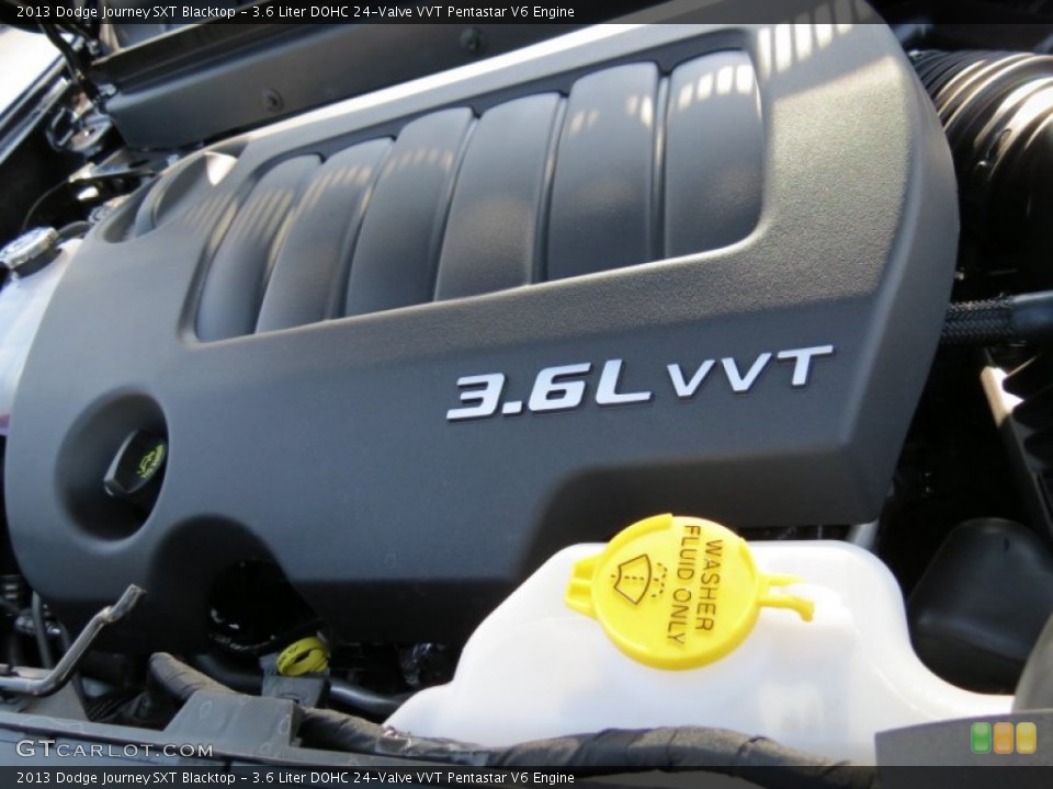 3.6 Liter DOHC 24-Valve VVT Pentastar V6 Engine for the 2013 Dodge Journey #81373779