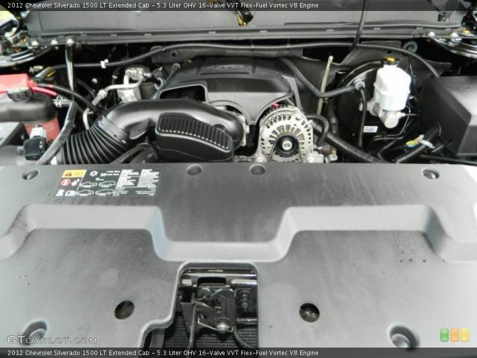 5.3 Liter OHV 16-Valve VVT Flex-Fuel Vortec V8 Engine for the 2012 Chevrolet Silverado 1500 #81374451