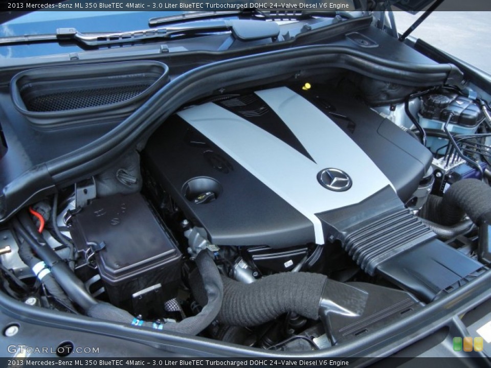 3.0 Liter BlueTEC Turbocharged DOHC 24-Valve Diesel V6 2013 Mercedes-Benz ML Engine