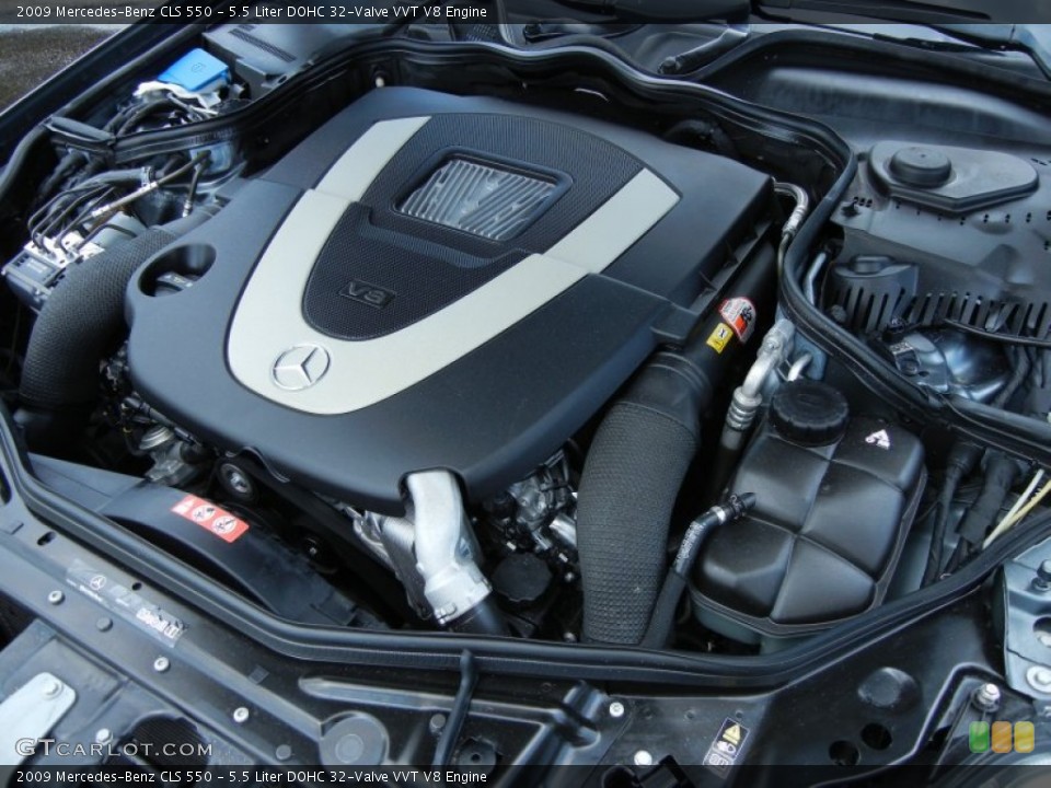 5.5 Liter DOHC 32-Valve VVT V8 Engine for the 2009 Mercedes-Benz CLS #81375912