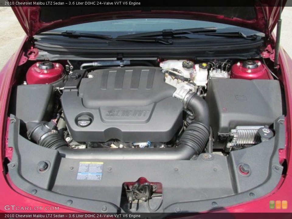 3.6 Liter DOHC 24-Valve VVT V6 Engine for the 2010 Chevrolet Malibu #81378752