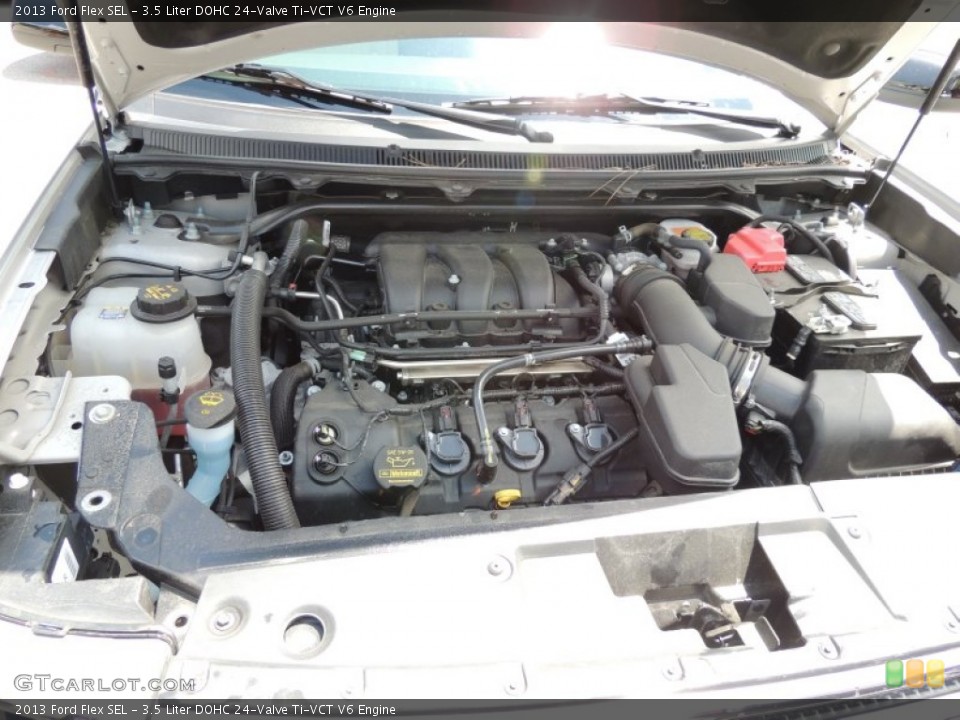 3.5 Liter DOHC 24-Valve Ti-VCT V6 Engine for the 2013 Ford Flex #81389824