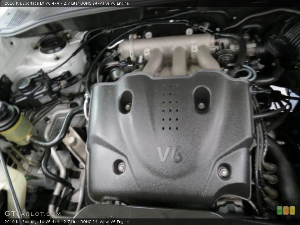 2.7 Liter DOHC 24-Valve V6 Engine for the 2010 Kia Sportage #81390225
