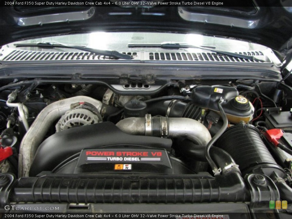 6.0 Liter OHV 32-Valve Power Stroke Turbo Diesel V8 Engine for the 2004 Ford F350 Super Duty #81399804