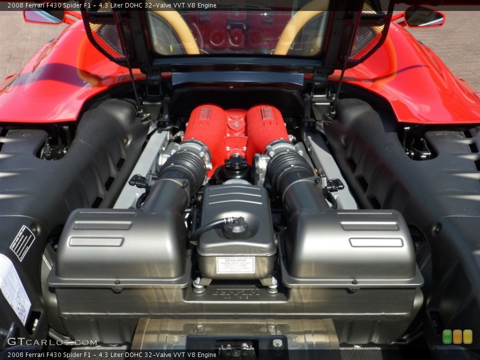 4.3 Liter DOHC 32-Valve VVT V8 Engine for the 2008 Ferrari F430 #81400842