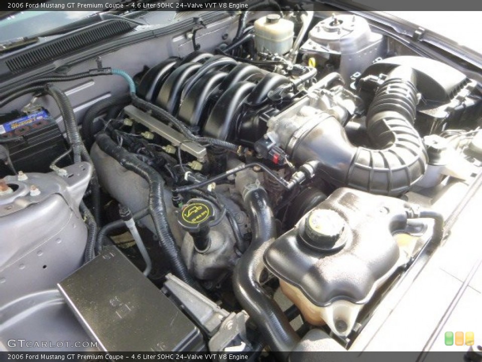 4.6 Liter SOHC 24-Valve VVT V8 Engine for the 2006 Ford Mustang #81411114