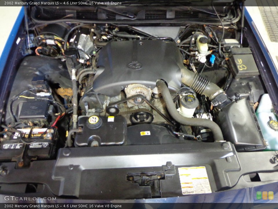 4.6 Liter SOHC 16 Valve V8 Engine for the 2002 Mercury Grand Marquis #81416733