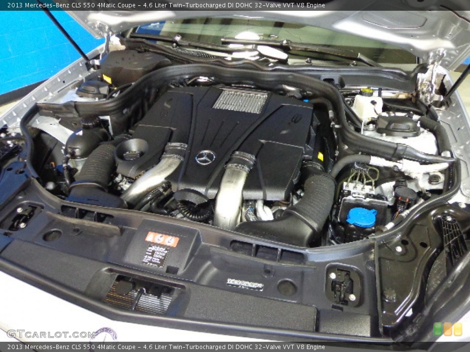 4.6 Liter Twin-Turbocharged DI DOHC 32-Valve VVT V8 Engine for the 2013 Mercedes-Benz CLS #81417960