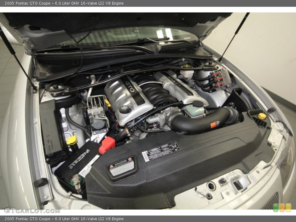 6.0 Liter OHV 16-Valve LS2 V8 Engine for the 2005 Pontiac GTO #81419952