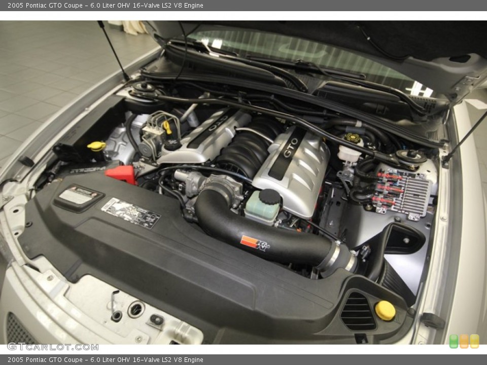 6.0 Liter OHV 16-Valve LS2 V8 Engine for the 2005 Pontiac GTO #81419994