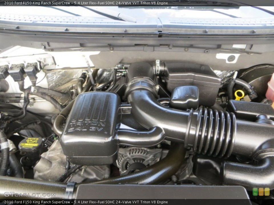 5.4 Liter Flex-Fuel SOHC 24-Valve VVT Triton V8 Engine for the 2010 Ford F150 #81421938