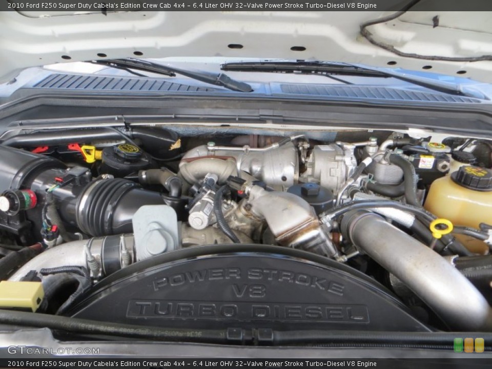 6.4 Liter OHV 32-Valve Power Stroke Turbo-Diesel V8 Engine for the 2010 Ford F250 Super Duty #81424373