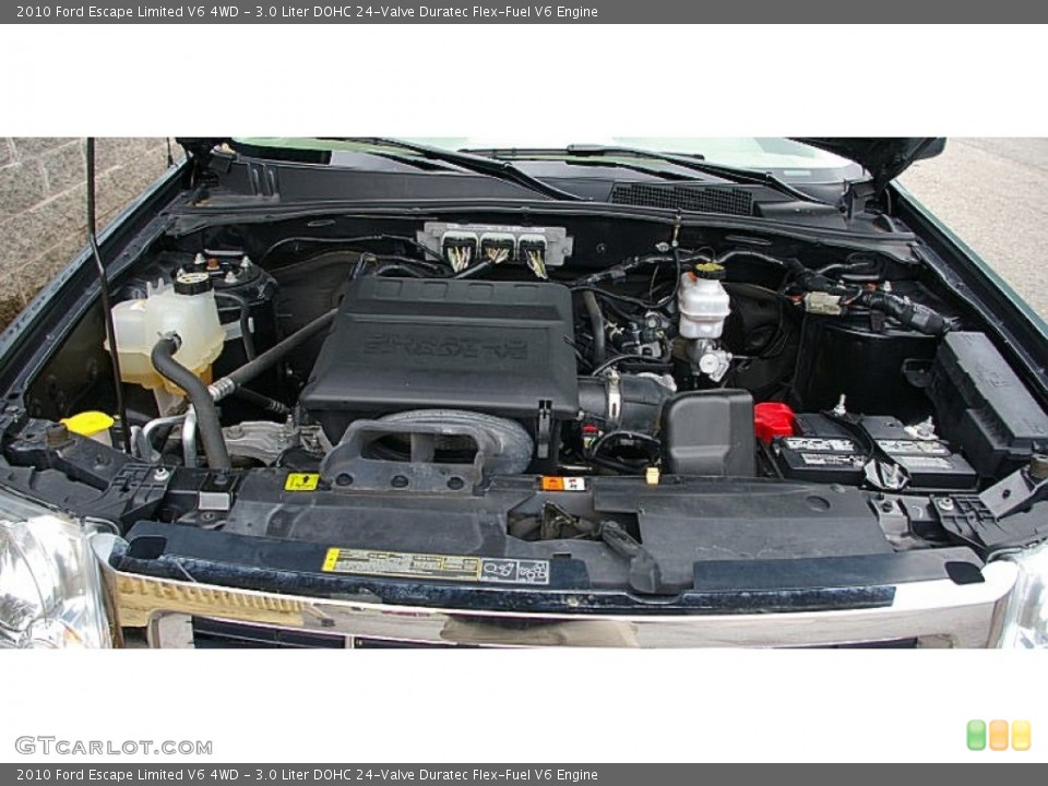 3.0 Liter DOHC 24-Valve Duratec Flex-Fuel V6 Engine for the 2010 Ford Escape #81437091