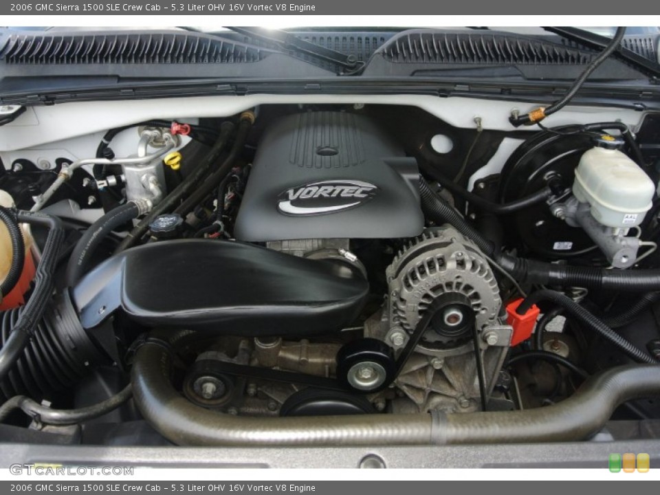 5.3 Liter OHV 16V Vortec V8 2006 GMC Sierra 1500 Engine