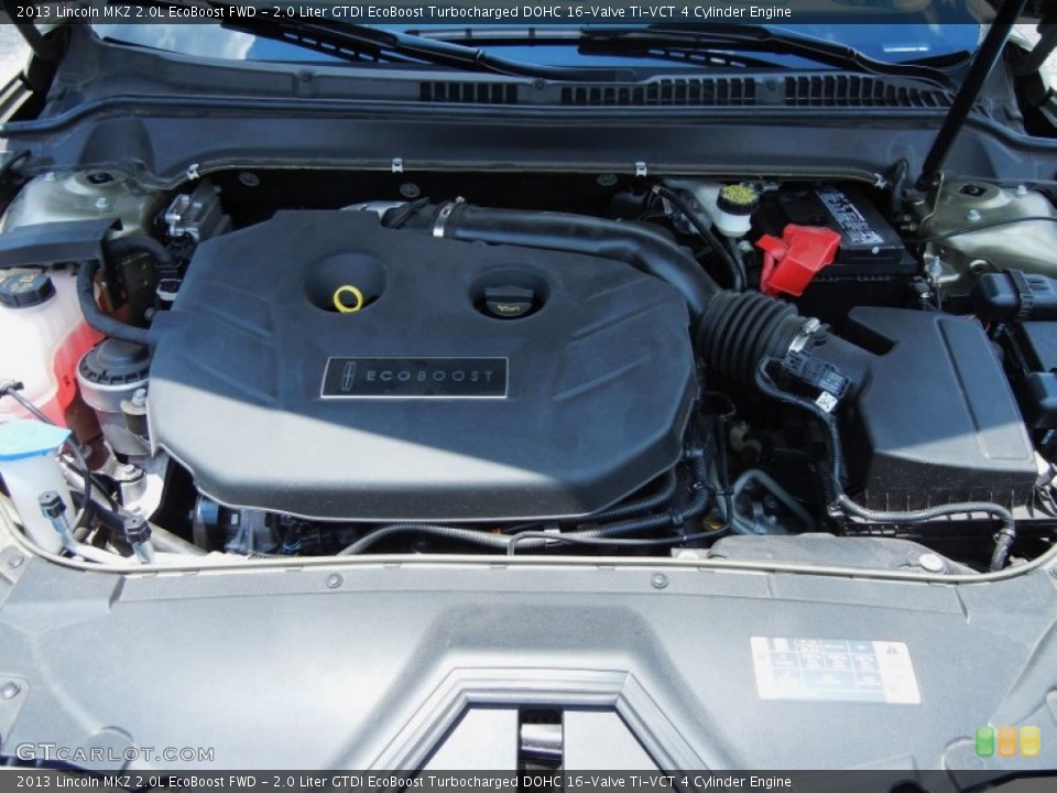 2.0 Liter GTDI EcoBoost Turbocharged DOHC 16-Valve Ti-VCT 4 Cylinder Engine for the 2013 Lincoln MKZ #81443007