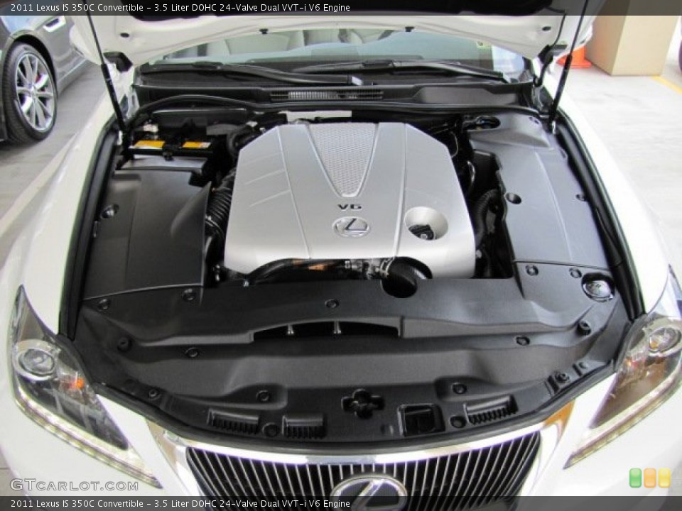 3.5 Liter DOHC 24-Valve Dual VVT-i V6 Engine for the 2011 Lexus IS #81444474