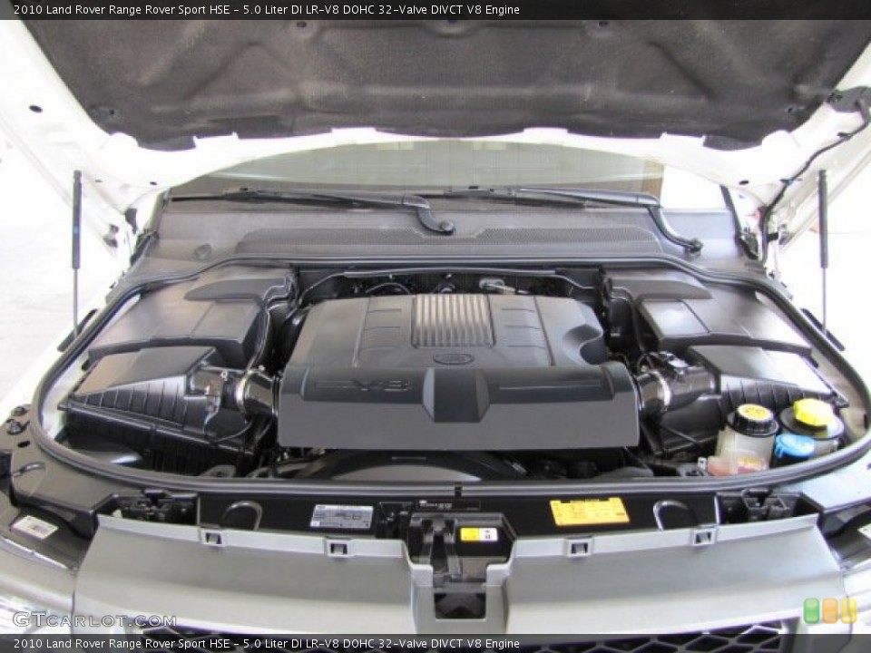 5.0 Liter DI LR-V8 DOHC 32-Valve DIVCT V8 Engine for the 2010 Land Rover Range Rover Sport #81445666