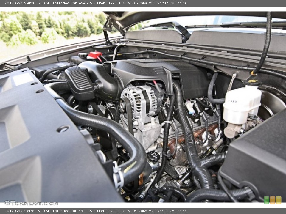 5.3 Liter Flex-Fuel OHV 16-Valve VVT Vortec V8 Engine for the 2012 GMC Sierra 1500 #81452400