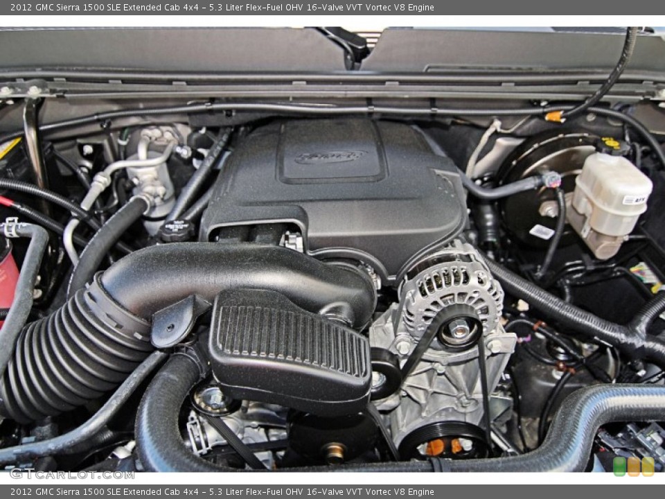 5.3 Liter Flex-Fuel OHV 16-Valve VVT Vortec V8 Engine for the 2012 GMC Sierra 1500 #81452415