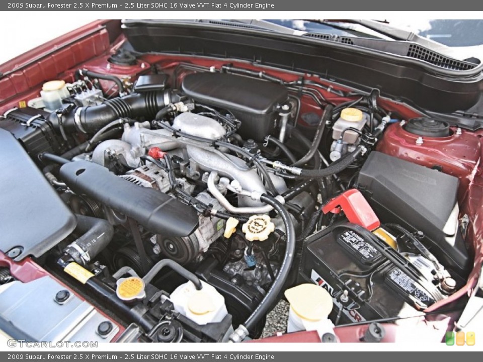 2.5 Liter SOHC 16 Valve VVT Flat 4 Cylinder Engine for the 2009 Subaru Forester #81452588