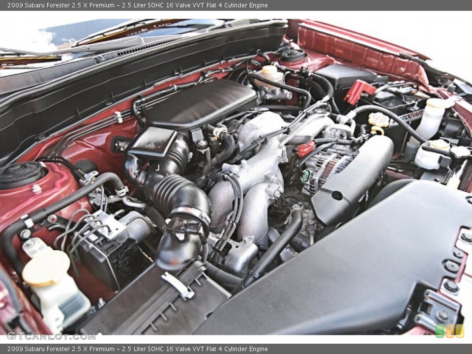 2.5 Liter SOHC 16 Valve VVT Flat 4 Cylinder Engine for the 2009 Subaru Forester #81452595
