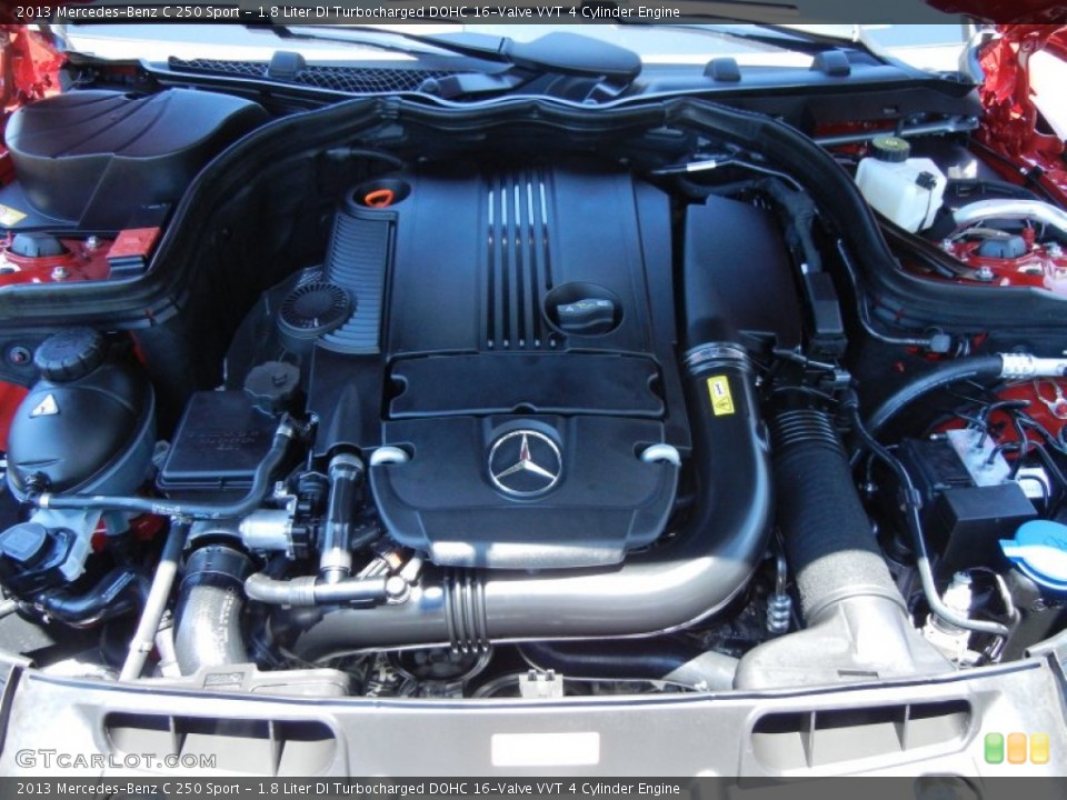 1.8 Liter DI Turbocharged DOHC 16-Valve VVT 4 Cylinder Engine for the 2013 Mercedes-Benz C #81458769