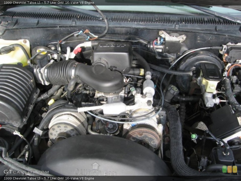 5.7 Liter OHV 16-Valve V8 Engine for the 1999 Chevrolet Tahoe #81467908